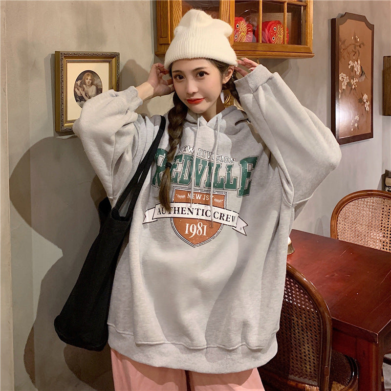 Neia Studio Ladies Fashion Letter Print Hoodie Women