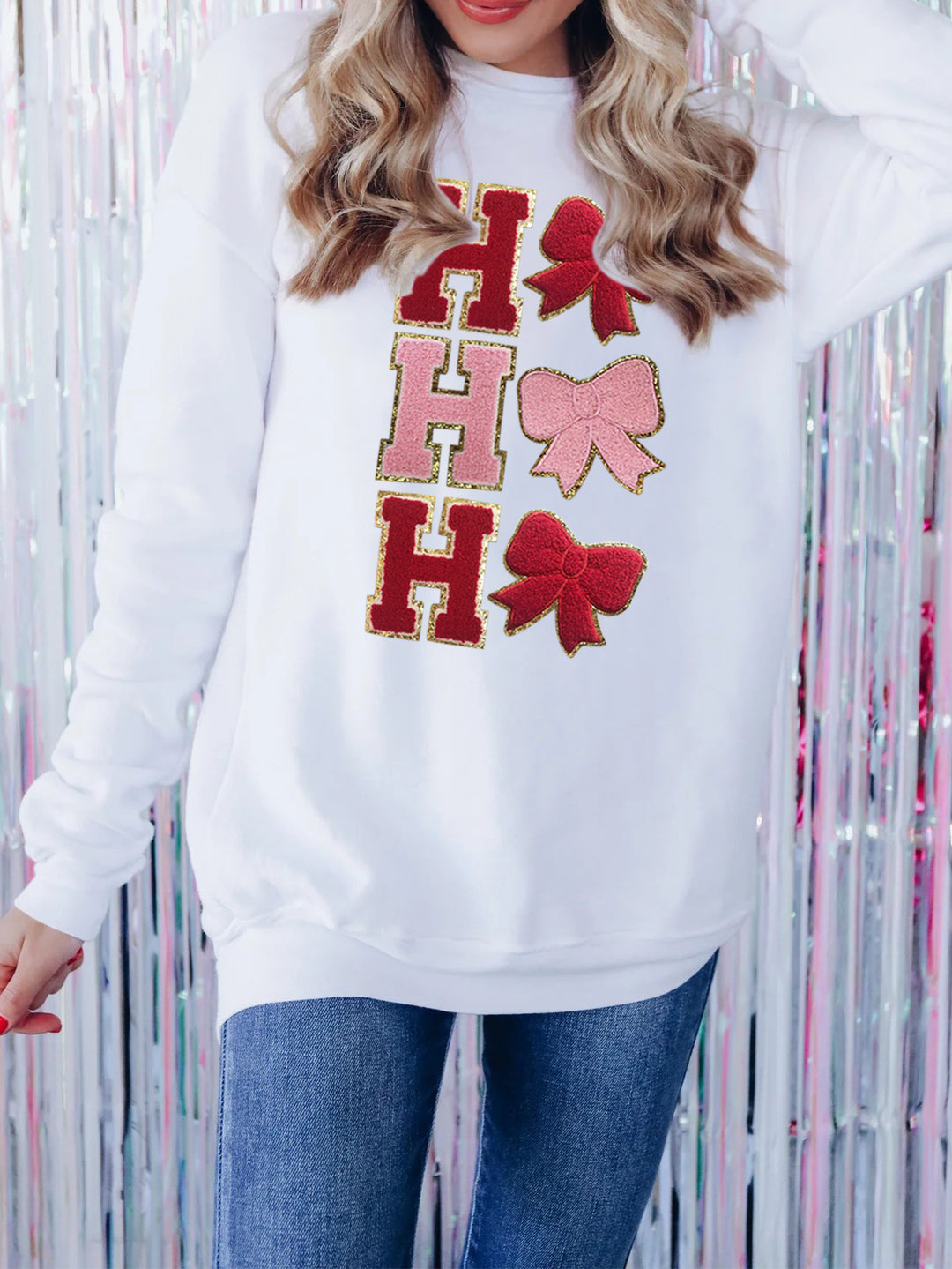 Neia Studio Christmas Tree Sequin Hooded Sweatshirt