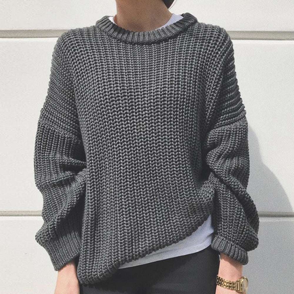 Neia Studio Women Fashion Sweater Casual Knit Top