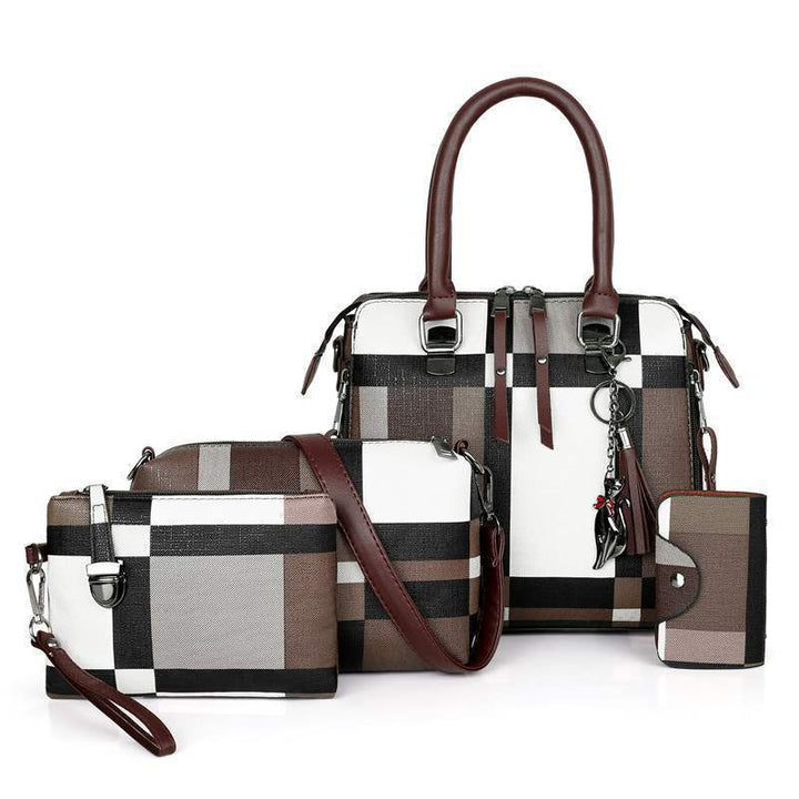 Neia Studio Luxury Plaid Women Designer Handbag Bag