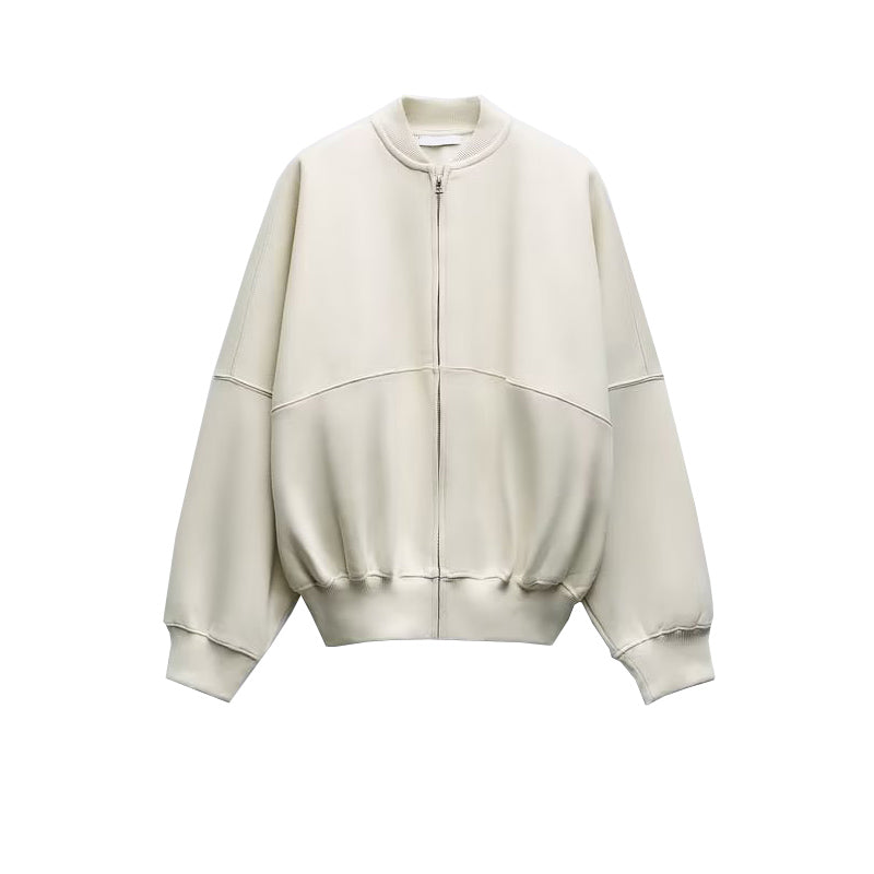 Neia Studio Women Zipper Pilot Fashion Jacket Coat
