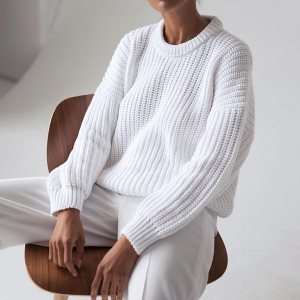 Neia Studio Women Fashion Sweater Casual Knit Top