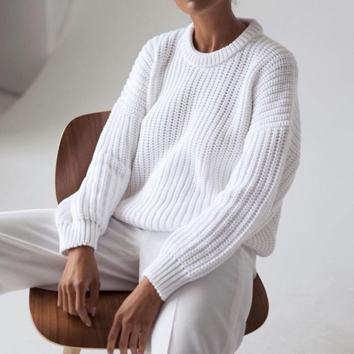 Neia Studio Women Fashion Sweater Casual Knit Top