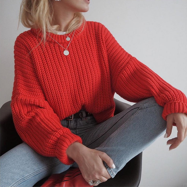 Neia Studio Women Fashion Sweater Casual Knit Top