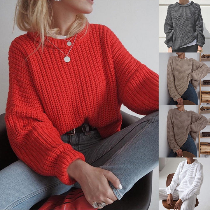 Neia Studio Women Fashion Sweater Casual Knit Top