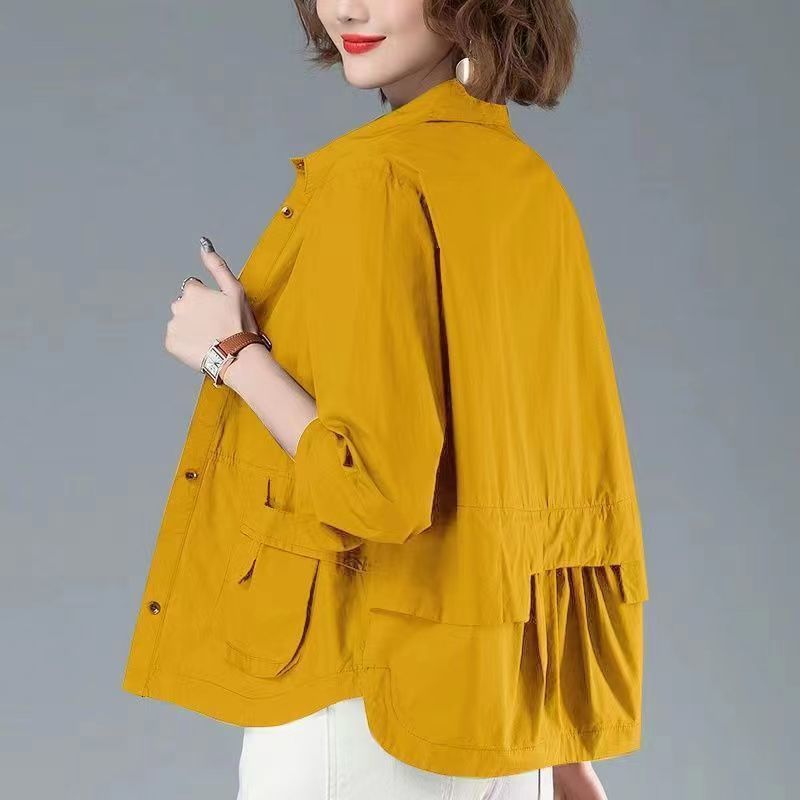 Neia Studio Women Lightweight Windproof Short Coat