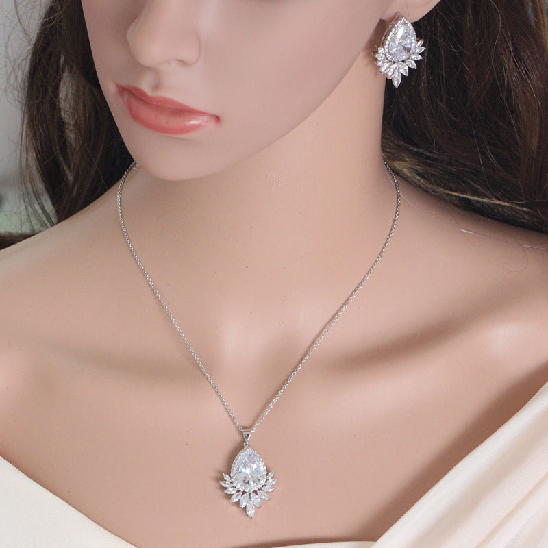 Neia Studio Women All-Match Mirror Jewelry Set Fashion