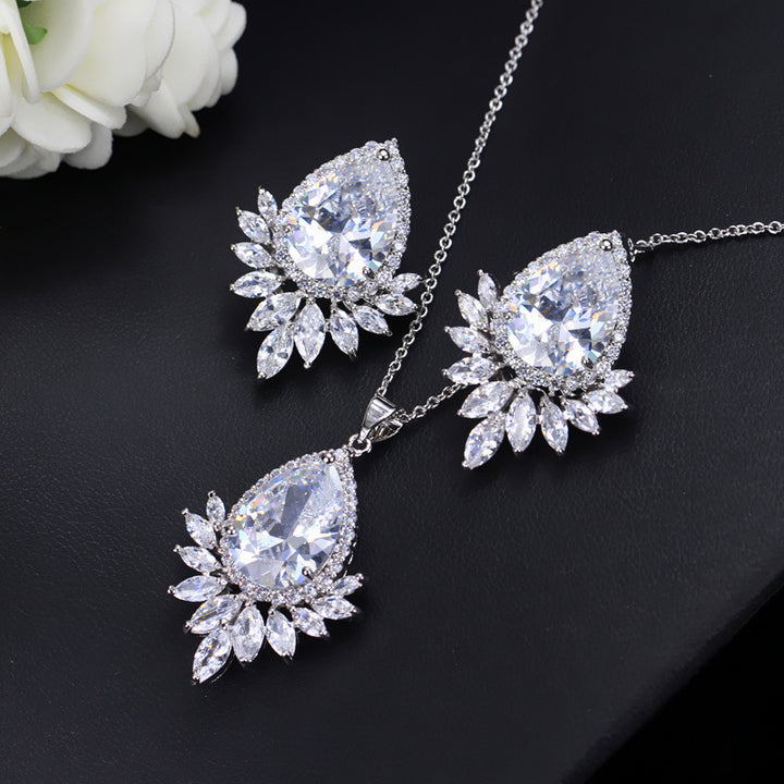 Neia Studio Women All-Match Mirror Jewelry Set Fashion
