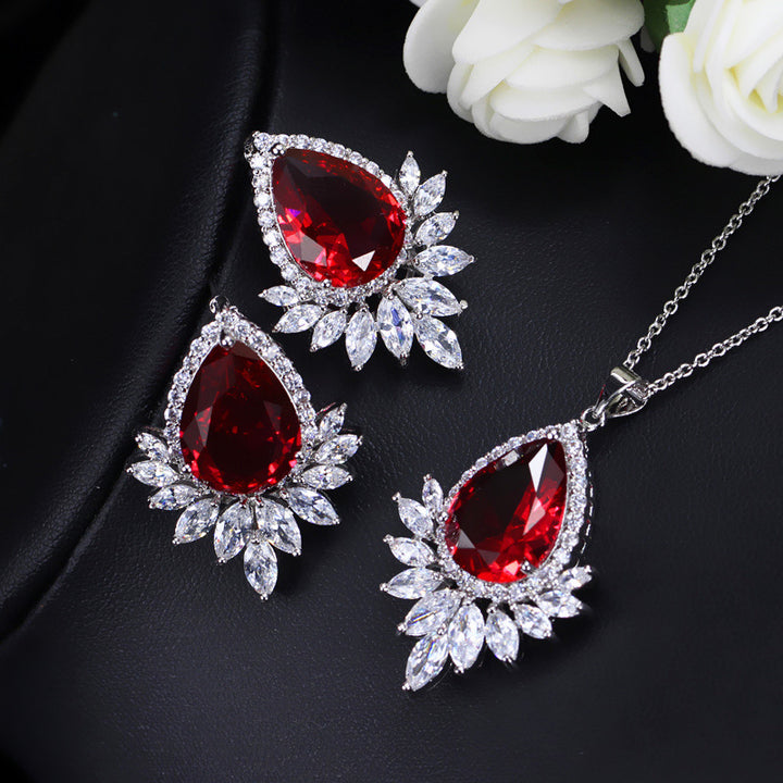 Neia Studio Women All-Match Mirror Jewelry Set Fashion