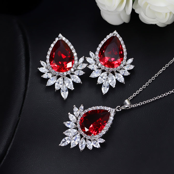 Neia Studio Women All-Match Mirror Jewelry Set Fashion