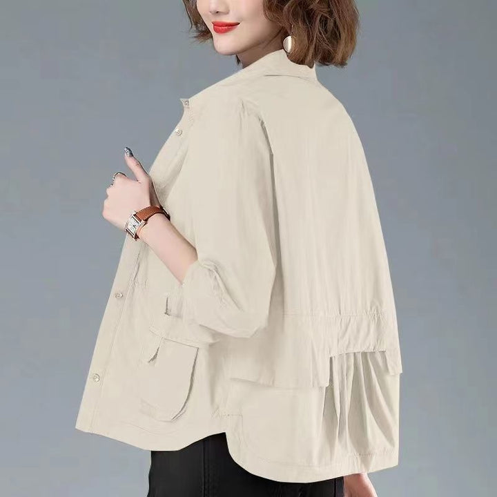 Neia Studio Women Lightweight Windproof Short Coat