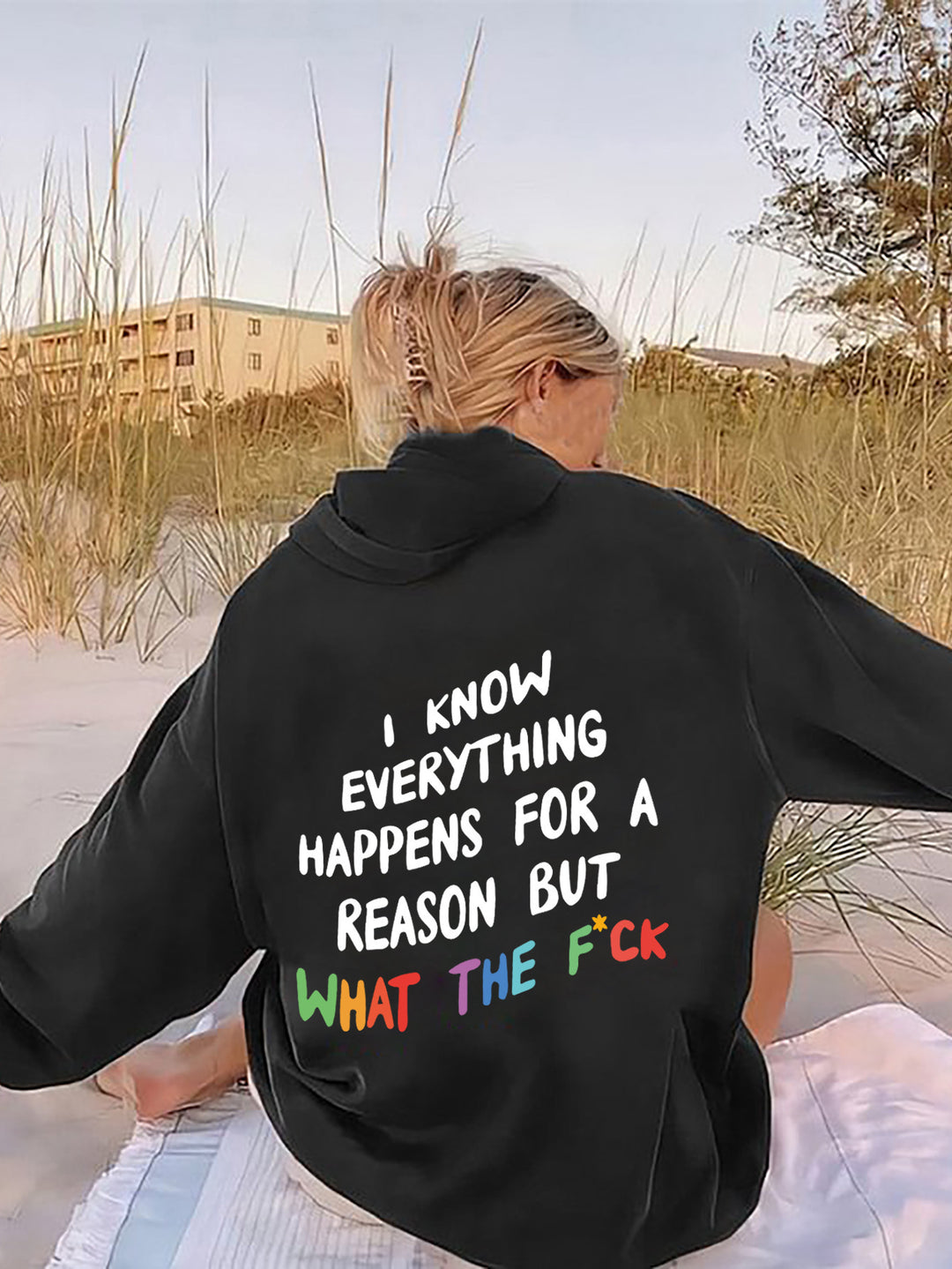 Neia Studio Women Drawstring Letter Printed Hoodie