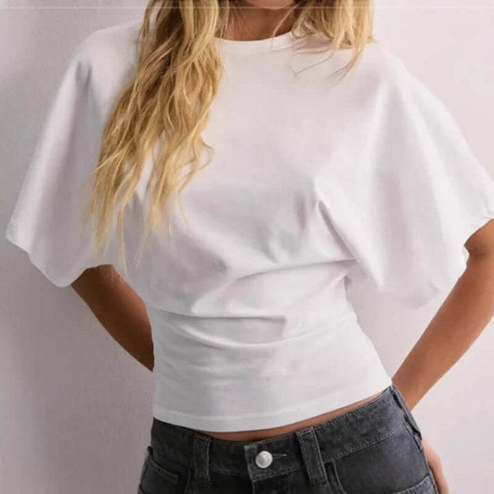 T-shirt à manches chauve-souris Neia studio, disponible en plusieurs couleurs, style décontracté et confortable.