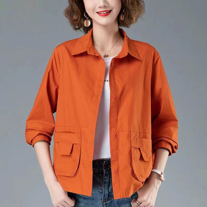 Neia Studio Women Lightweight Windproof Short Coat