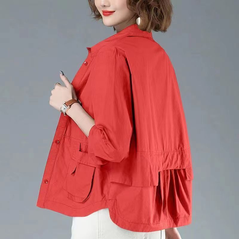 Neia Studio Women Lightweight Windproof Short Coat