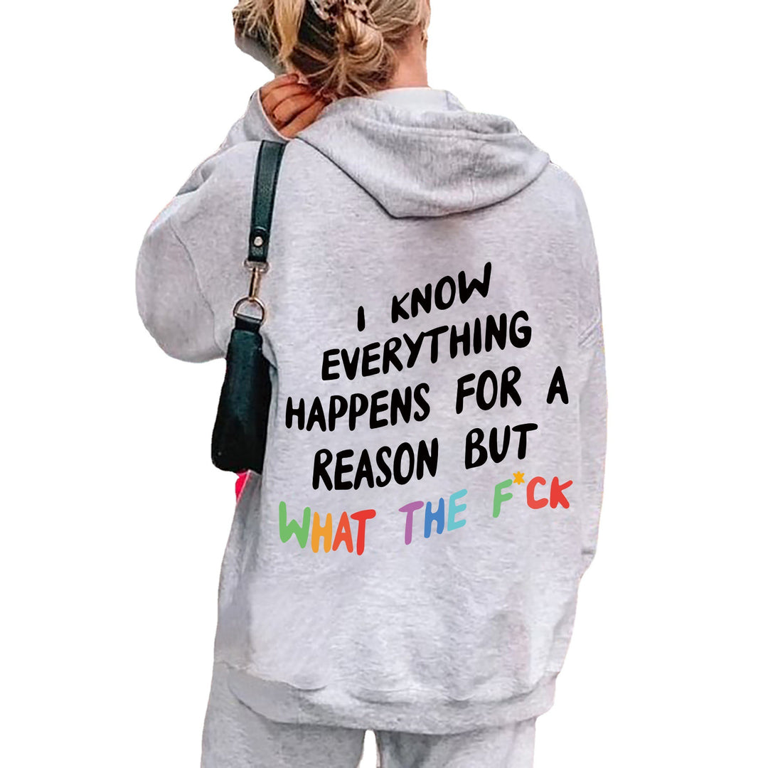 Neia Studio Women Drawstring Letter Printed Hoodie