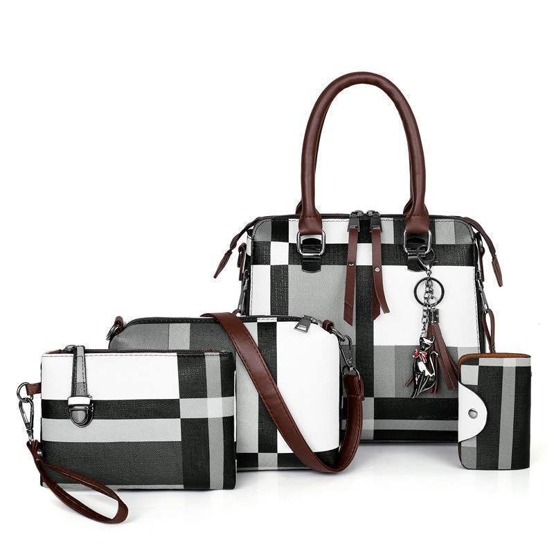 Neia Studio Luxury Plaid Women Designer Handbag Bag