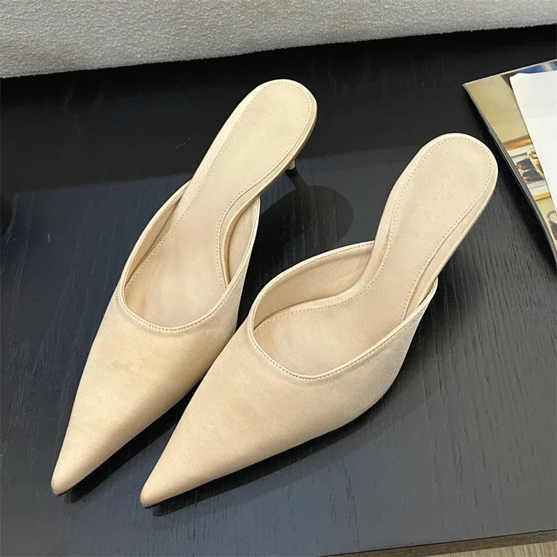Neia Studio Eilyken Women Pointed Toe Low Heel Mules