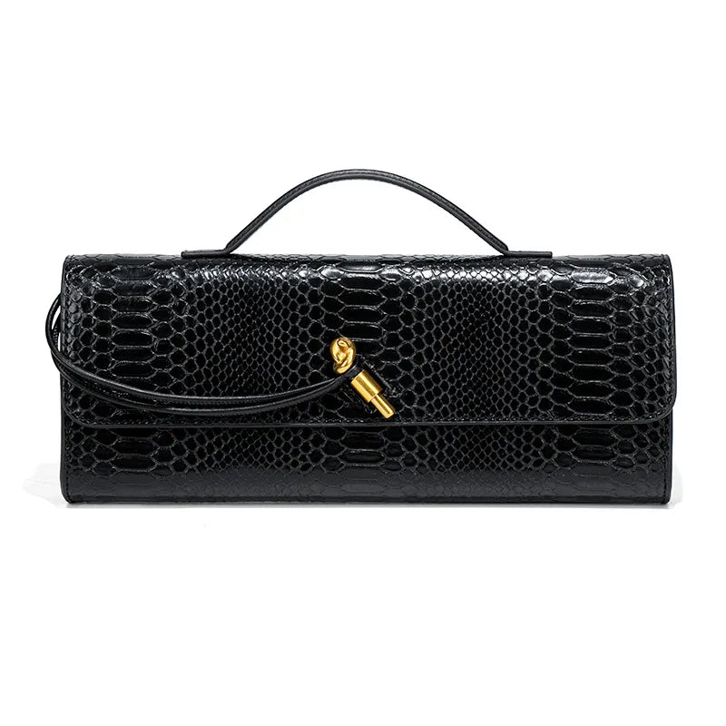 Neia Studio Luxury Crocodile Women Top Handle Bag