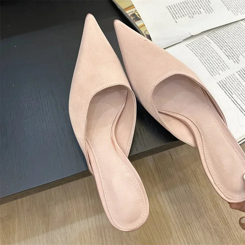 Neia Studio Eilyken Women Pointed Toe Low Heel Mules