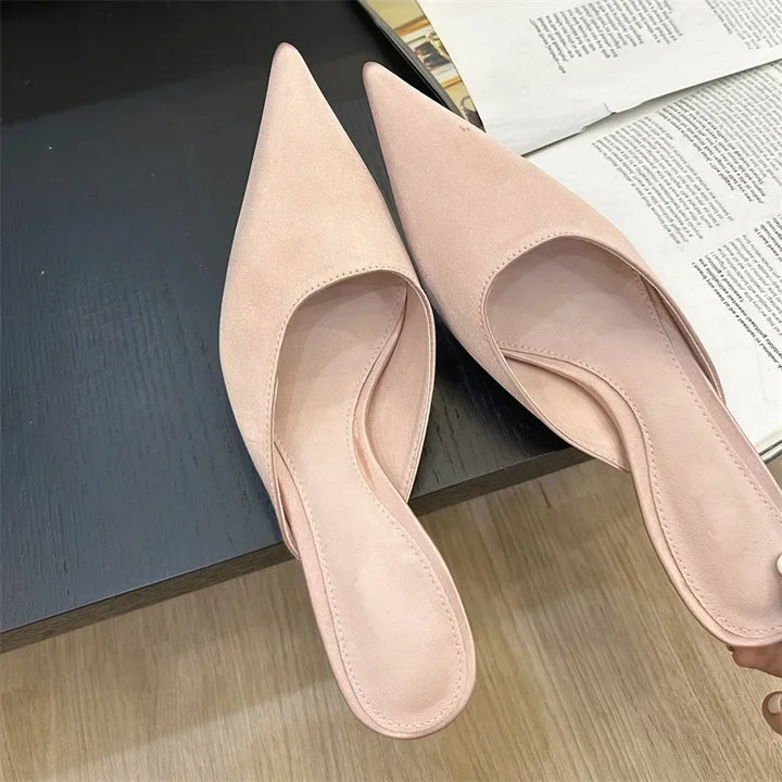 Neia Studio Eilyken Women Pointed Toe Low Heel Mules