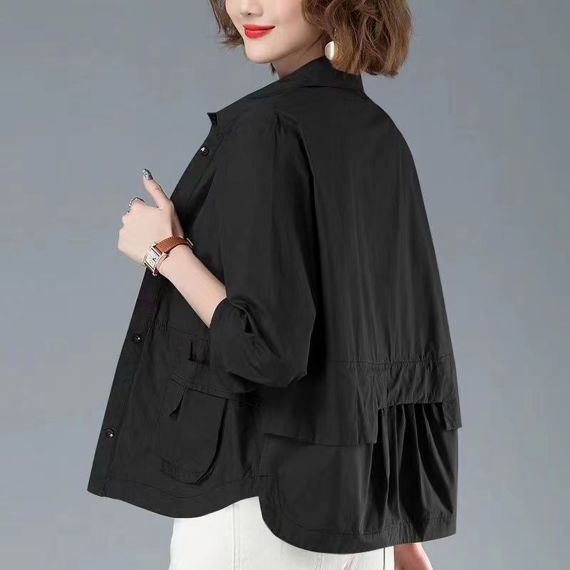 Neia Studio Women Lightweight Windproof Short Coat