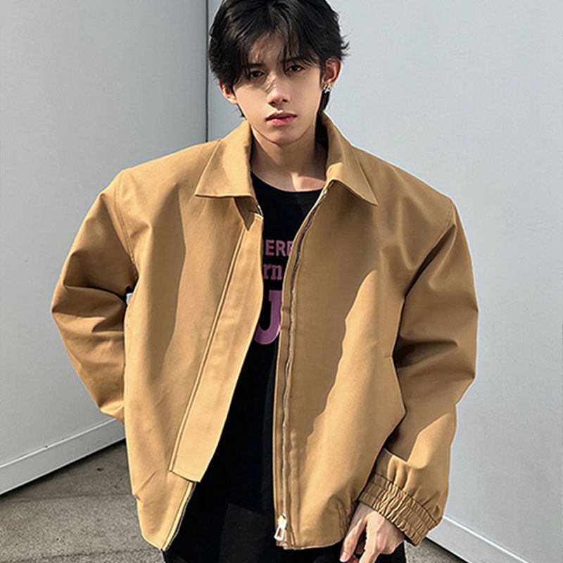 bed226a977112e8b7edc86f5bdc556feNeia Studio Brown Lapel Women Fashion Jacket Coat