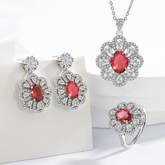 Neia Studio Bridal Necklace & Earrings Jewelry Set
