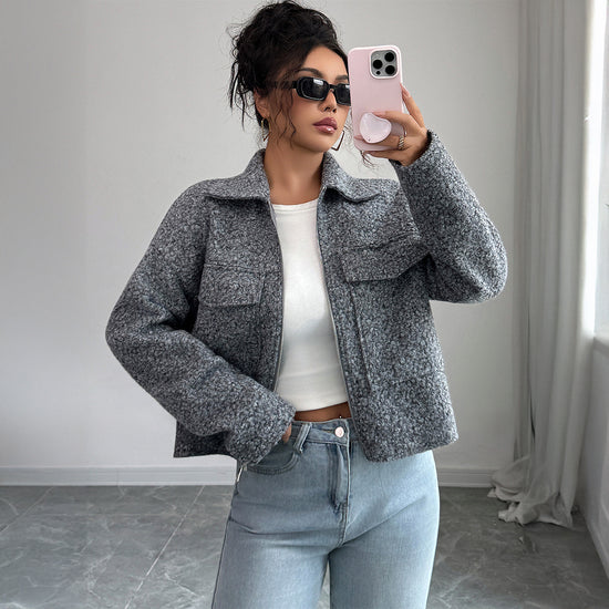 Neia Studio Elegant Women Long Sleeve Fashion Jacket